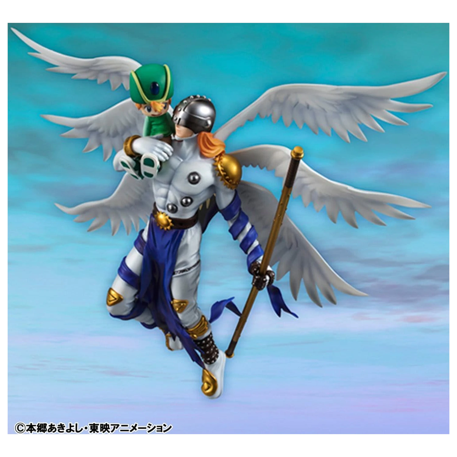 Digimon Adventure G.E.M. Series PVC figurka Angemon & Takeru Takaishi 22 cm (Repeat) fotografii produktu