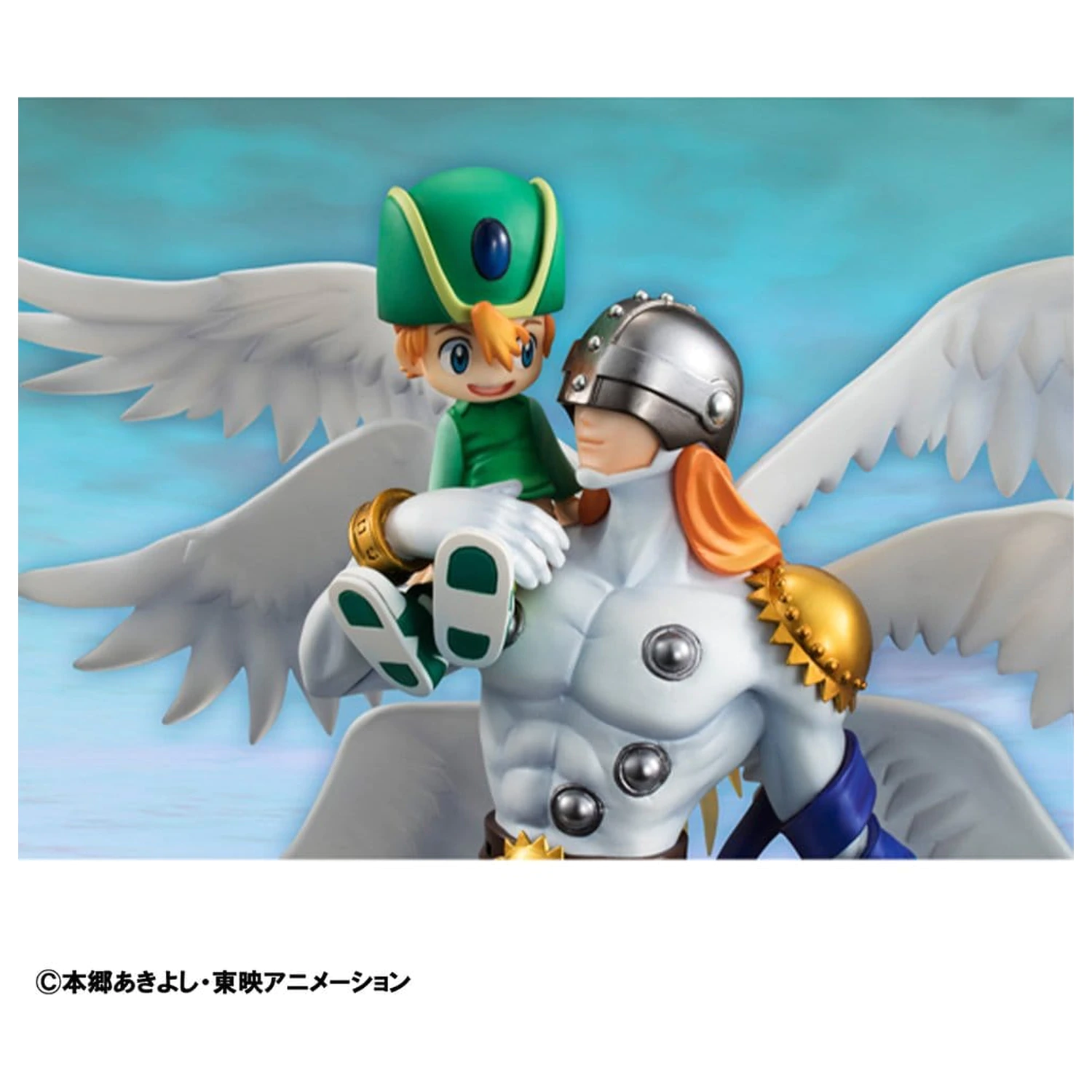 Digimon Adventure G.E.M. Series PVC figurka Angemon & Takeru Takaishi 22 cm (Repeat) fotografii produktu