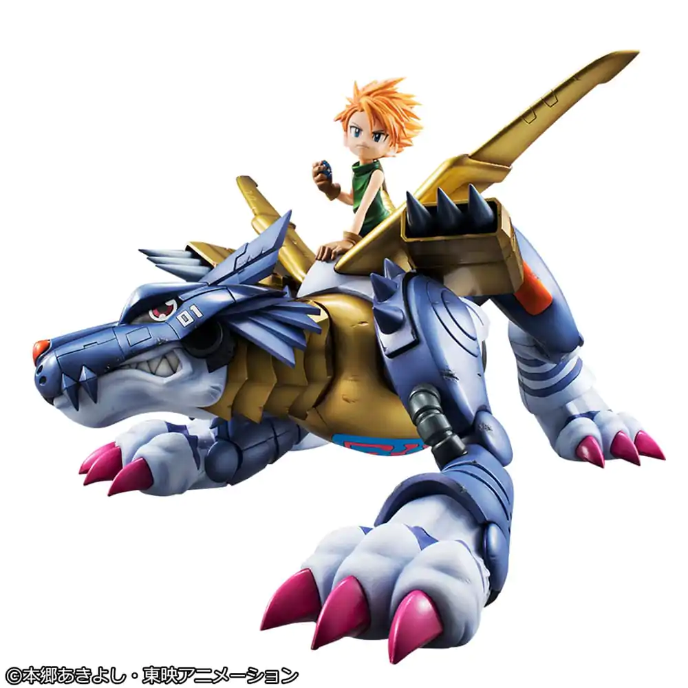 Digimon Adventure Precious G.E.M. Series PVC Socha Metal Garurumon & Ishida Yamato 30 cm fotografii produktu
