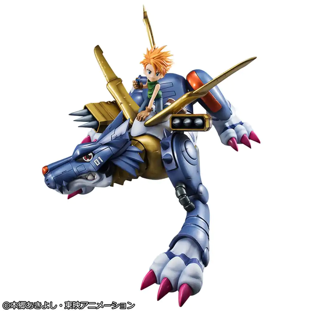 Digimon Adventure Precious G.E.M. Series PVC Socha Metal Garurumon & Ishida Yamato 30 cm fotografii produktu
