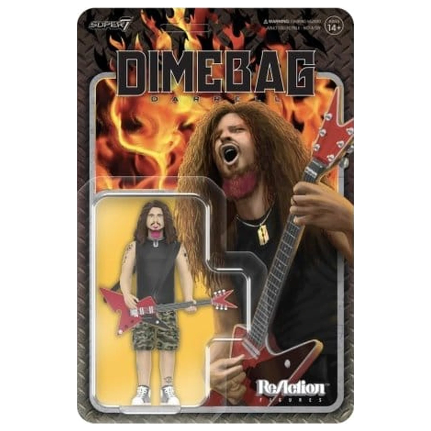 Dimebag Darrell ReAction akční figurka vlna 01 Dimebag Darrell Culprit fotografii produktu