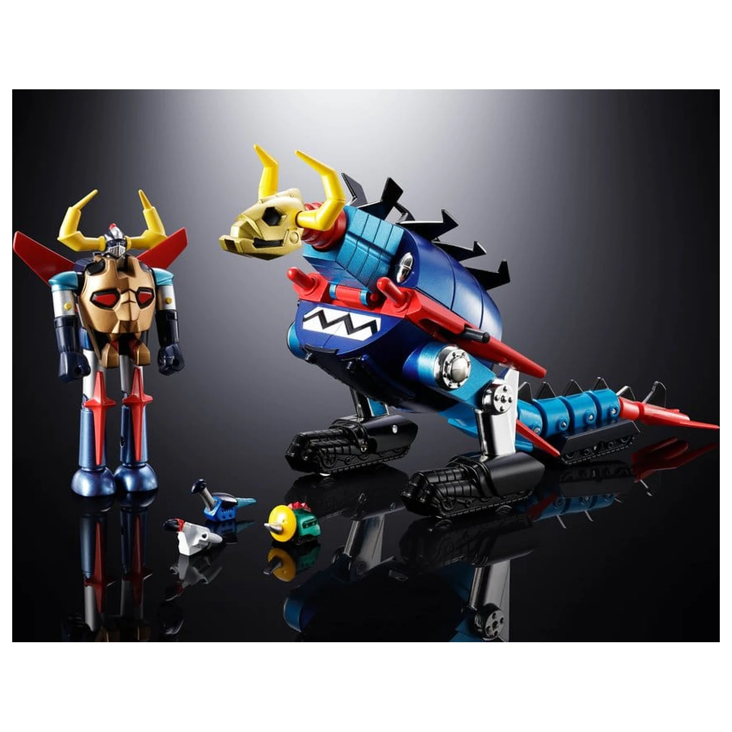 Dino Mech Gaiking Chogokin akční figurka Daikumaryu & Gaiking 20 cm fotografii produktu