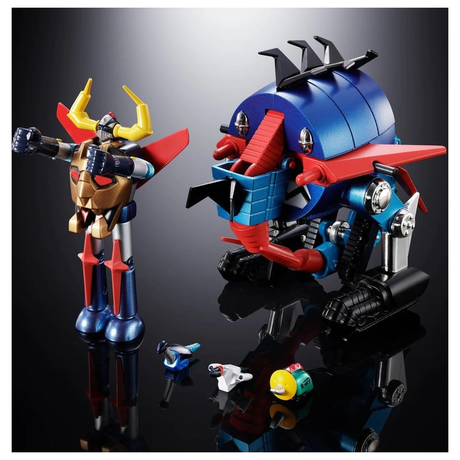 Dino Mech Gaiking Chogokin akční figurka Daikumaryu & Gaiking 20 cm fotografii produktu