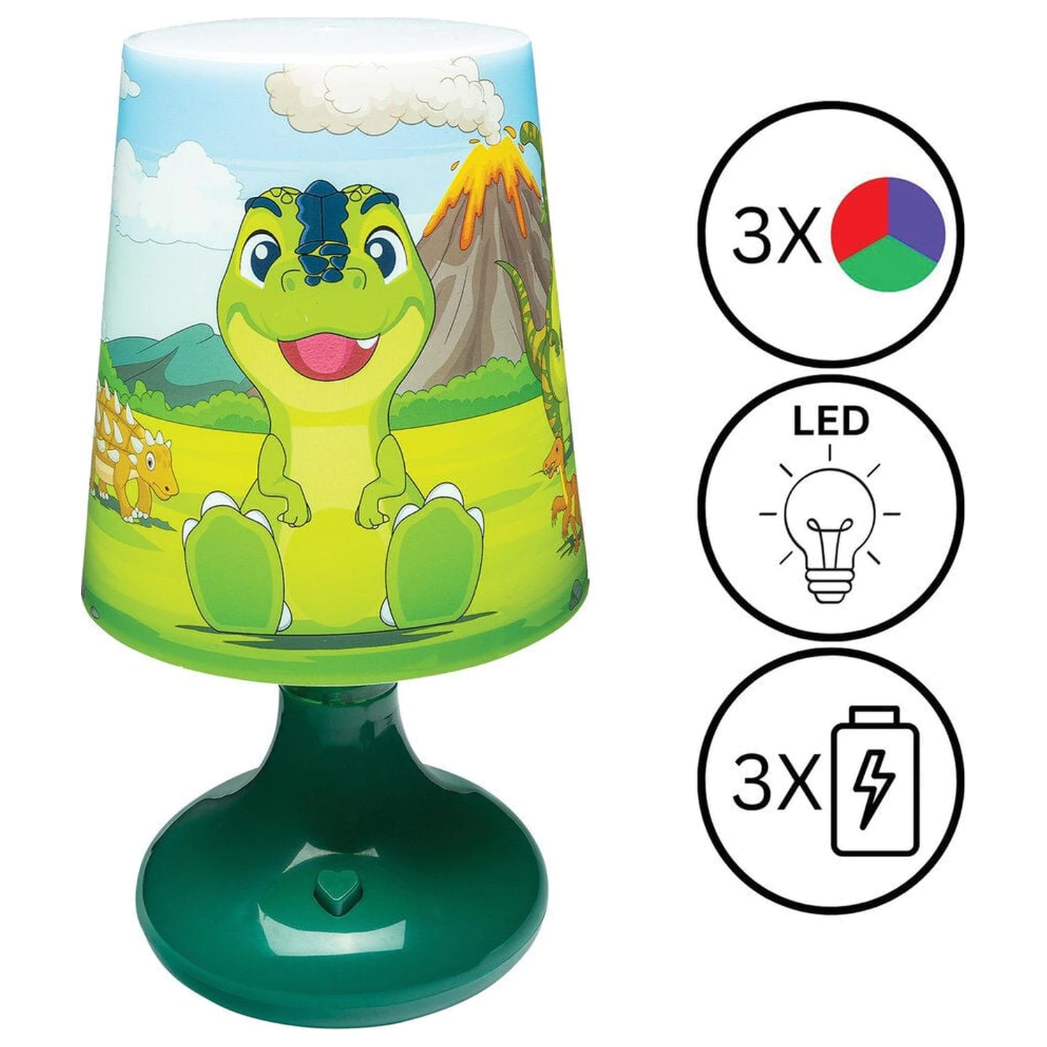 Dinosauří noční světlo fotografii produktu