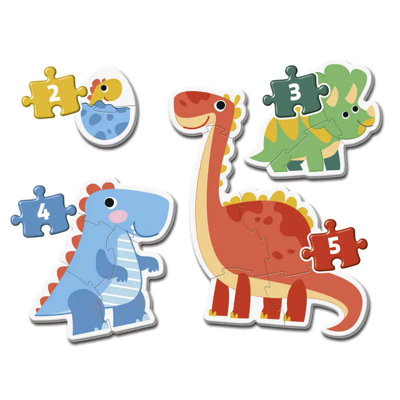 Puzzle Dinosauři 2-3-4-5 dílků fotografii produktu