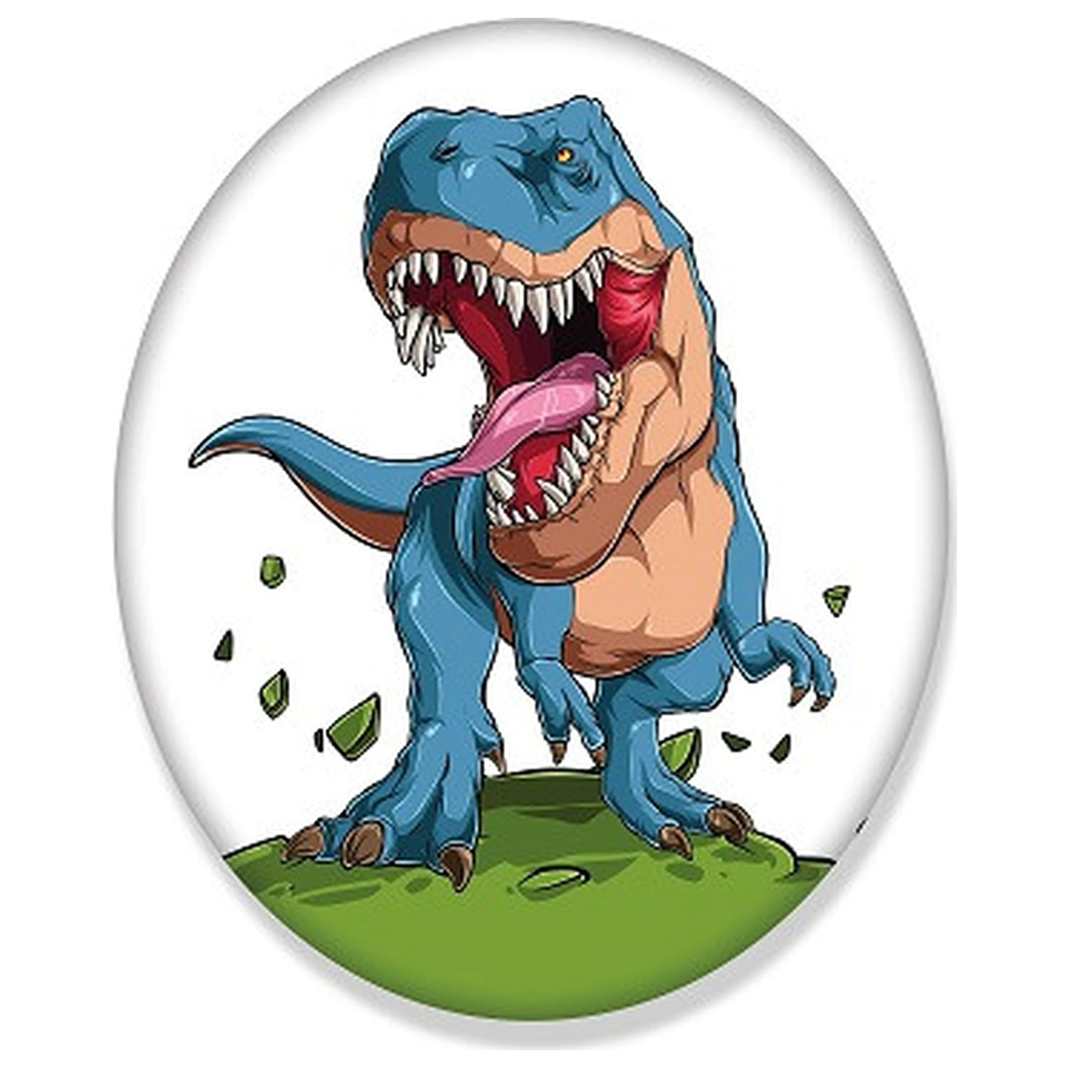Dinosaur Attack tvarovaný polštář, dekorativní polštář 35 cm fotografii produktu