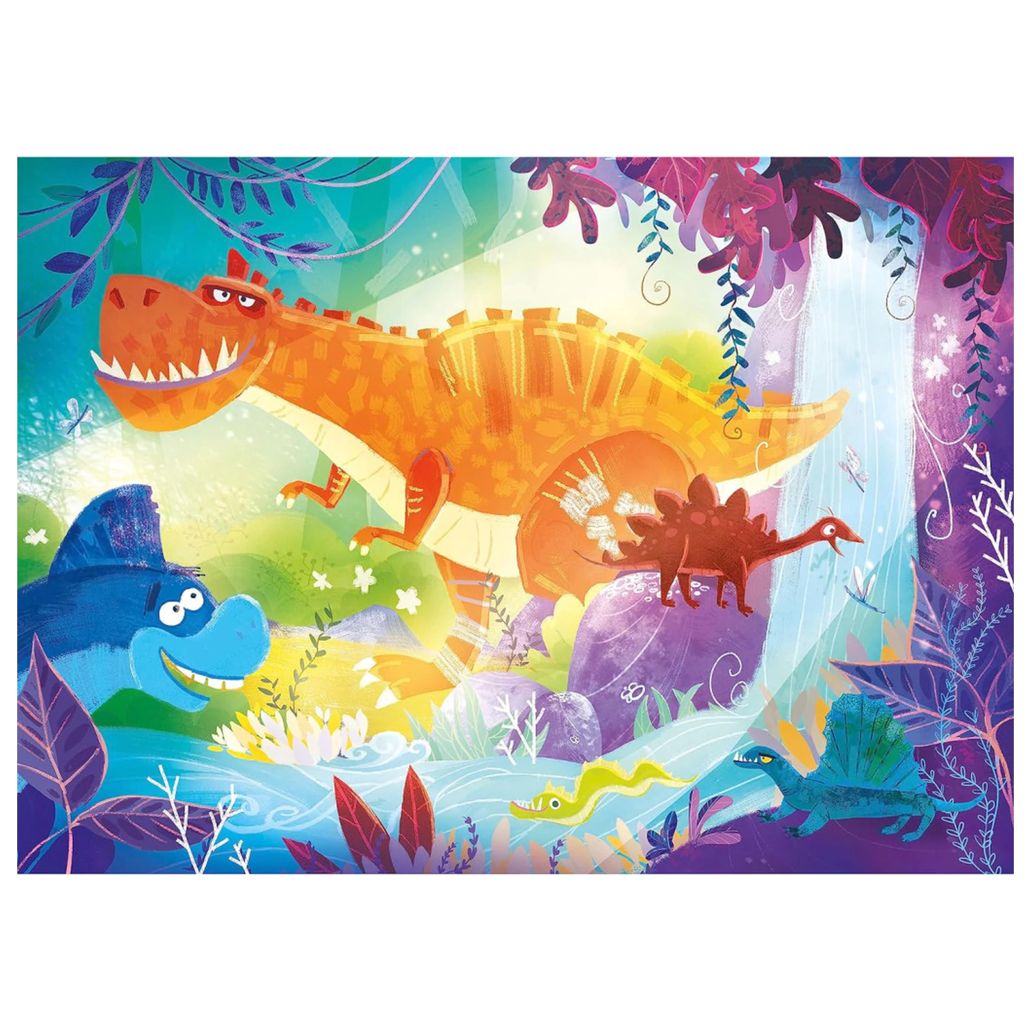 Dinosaur Funny 2x20 dílkové Puzzle Clementoni fotografii produktu