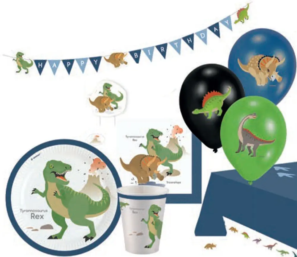 Dinosauří párty set 45 ks fotografii produktu