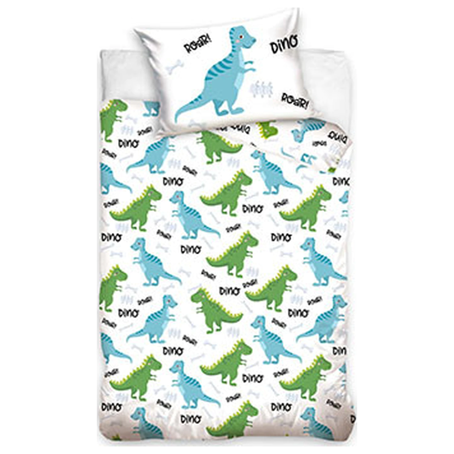 Dinosaur Roar Dětský předškolní povlak na peřinu fotografii produktu