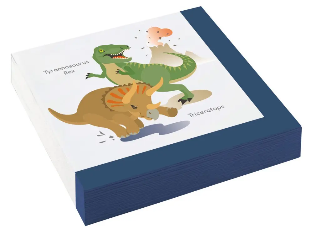 Dinosauří ubrousky 20 kusů 33x33 cm fotografii produktu