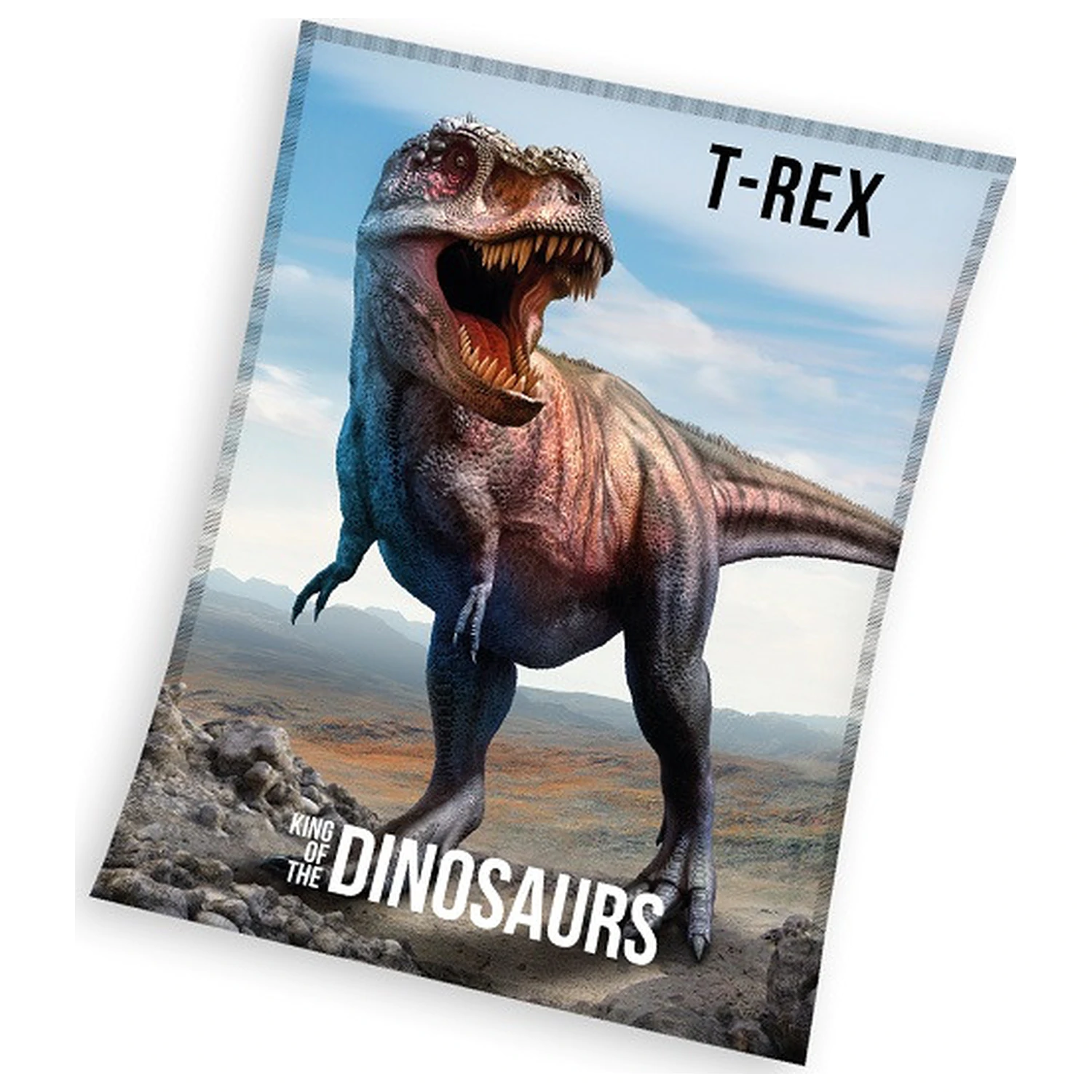 Dinosaur T-Rex fleecová deka fotografii produktu