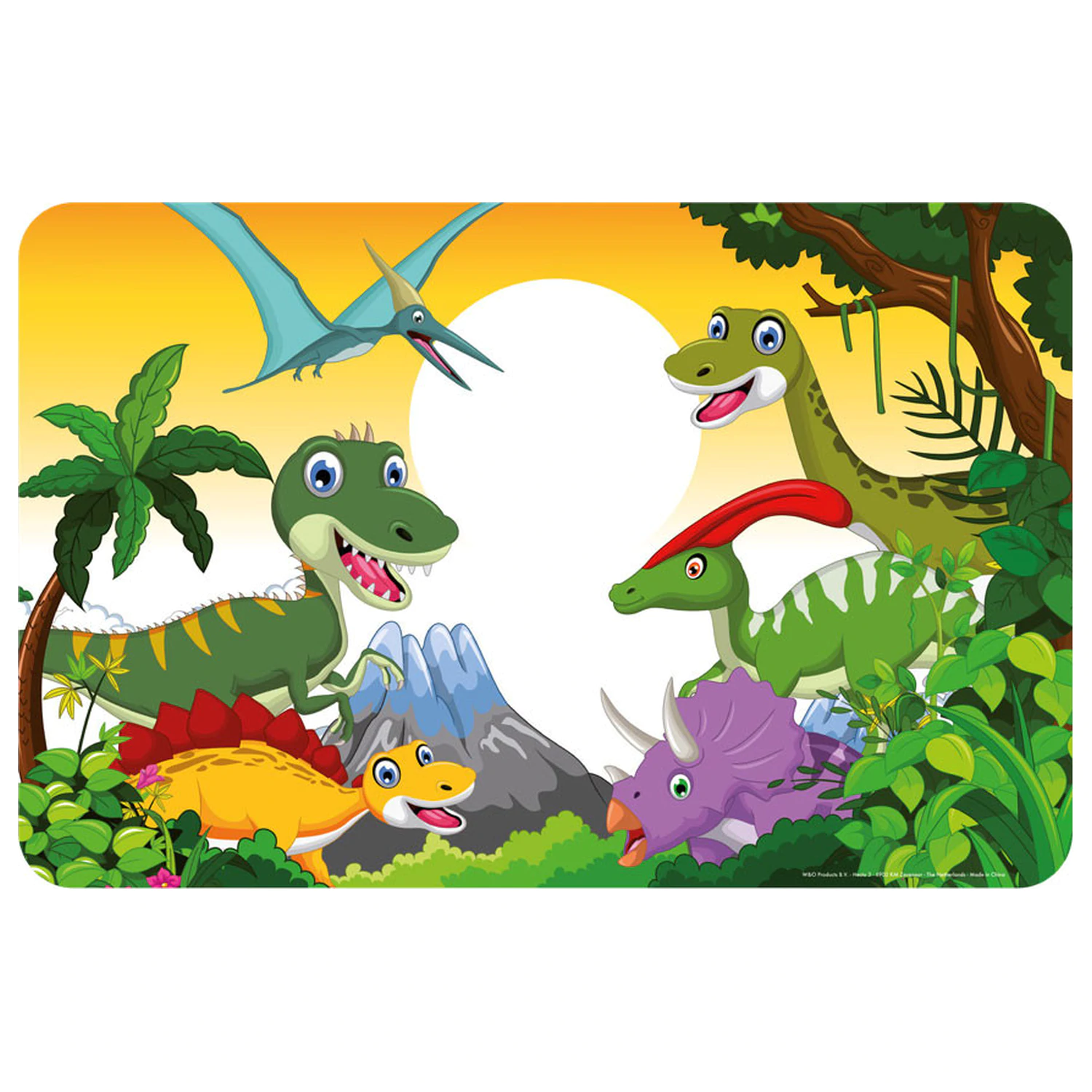 Dinosaur World Podložka 43x28 cm fotografii produktu