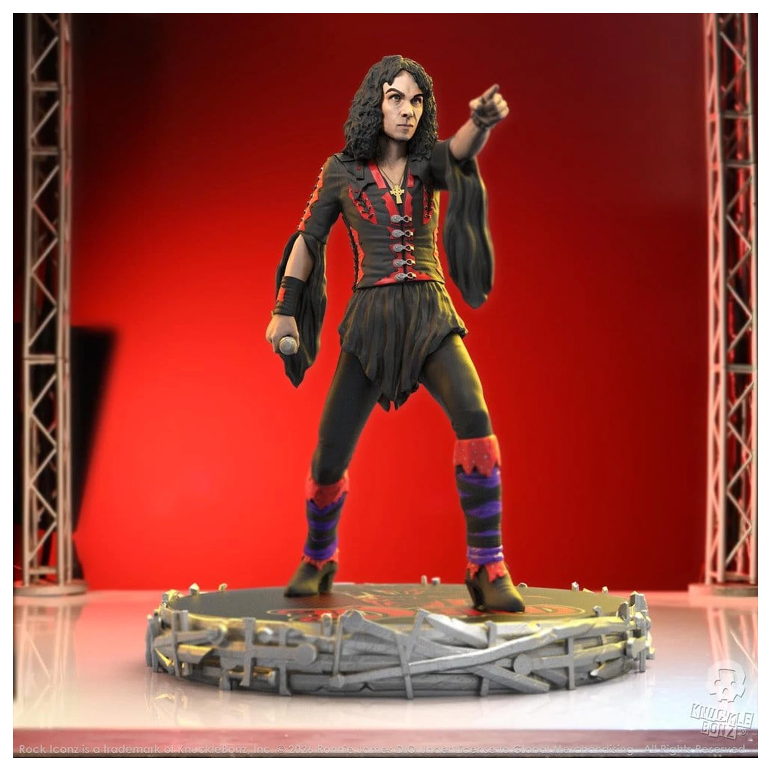 Dio Rock Iconz Socha Ronnie James Dio III 18 cm fotografii produktu