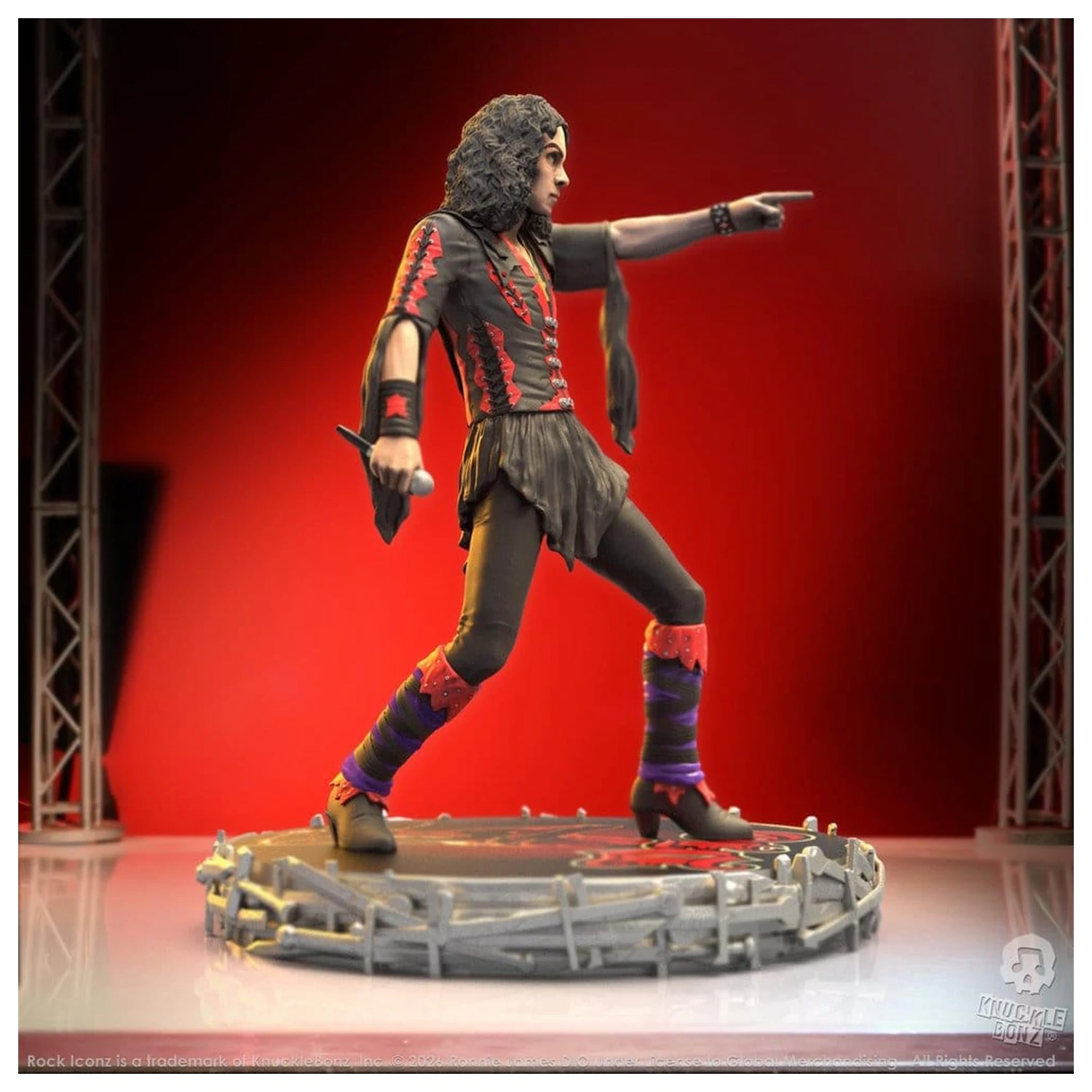 Dio Rock Iconz Socha Ronnie James Dio III 18 cm fotografii produktu