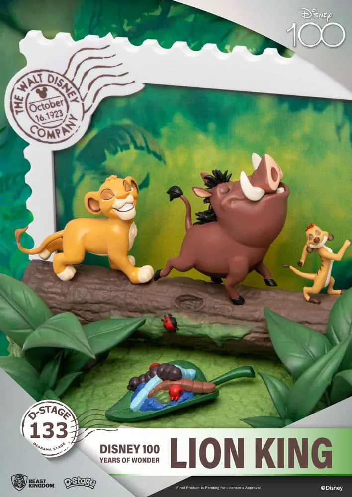 Disney 100 Years of Wonder D-Stage PVC Diorama Lví král 10 cm fotografii produktu