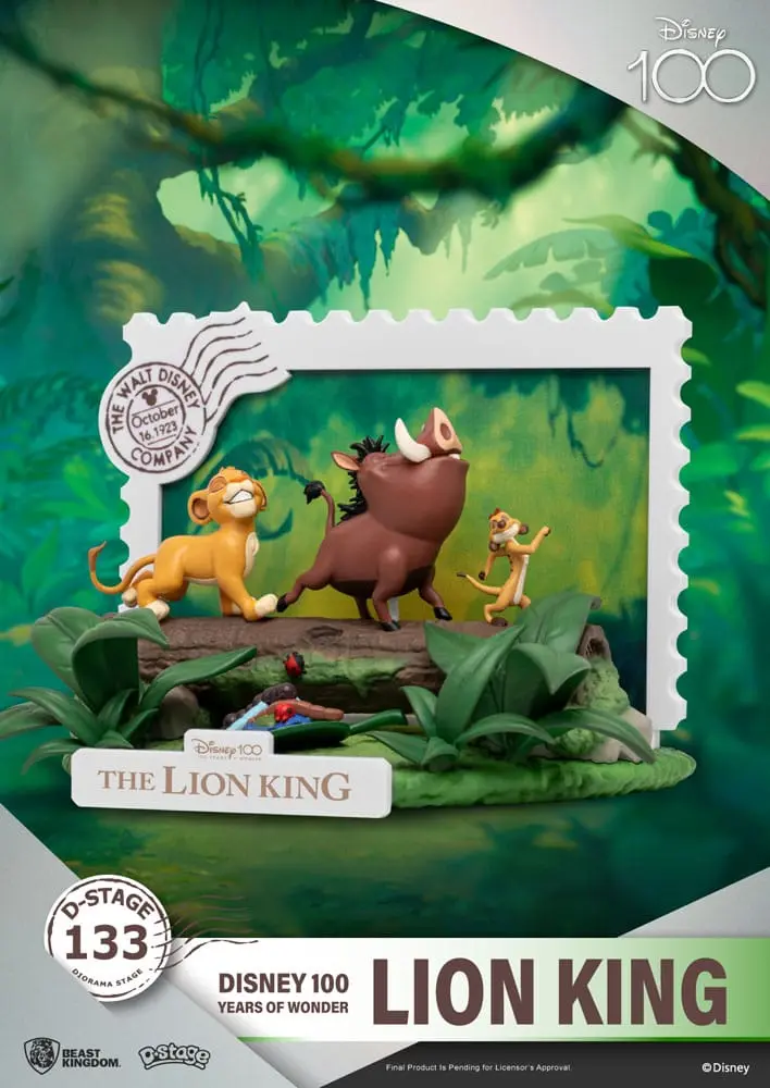 Disney 100 Years of Wonder D-Stage PVC Diorama Lví král 10 cm fotografii produktu