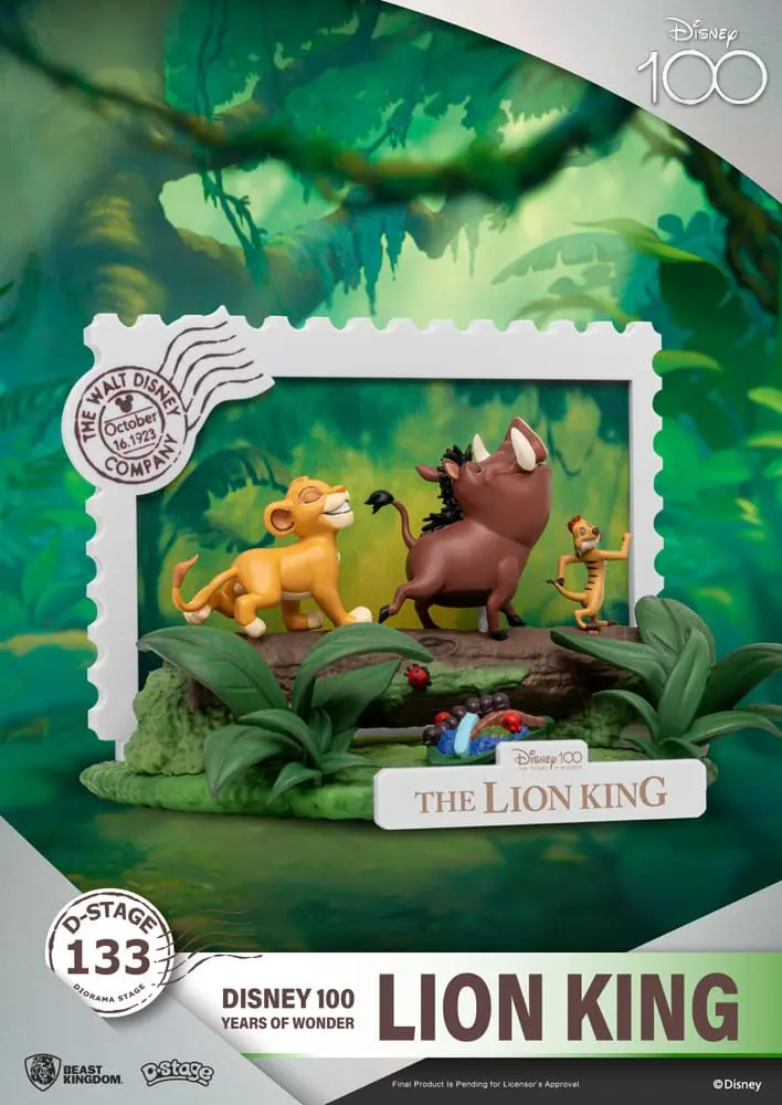 Disney 100 Years of Wonder D-Stage PVC Diorama Lví král 10 cm fotografii produktu