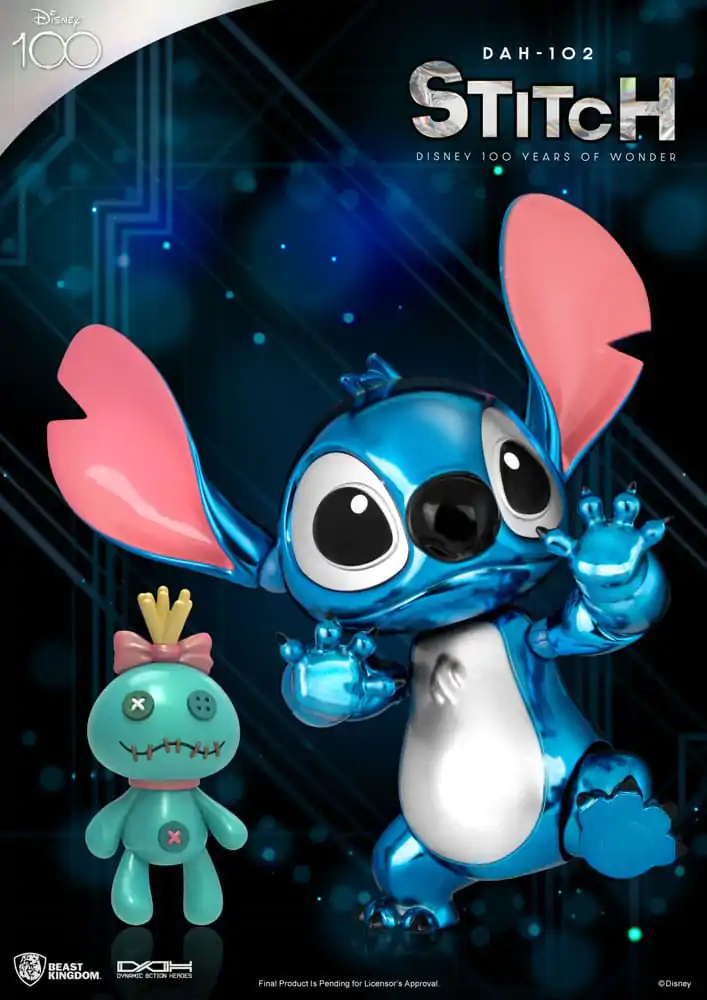 Disney 100 Years of Wonder Dynamic 8ction Heroes akční figurka 1/9 Stitch (Lilo & Stitch) 16 cm fotografii produktu