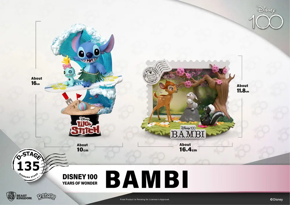Disney 100th Anniversary D-Stage PVC Diorama Bambi 12 cm fotografii produktu