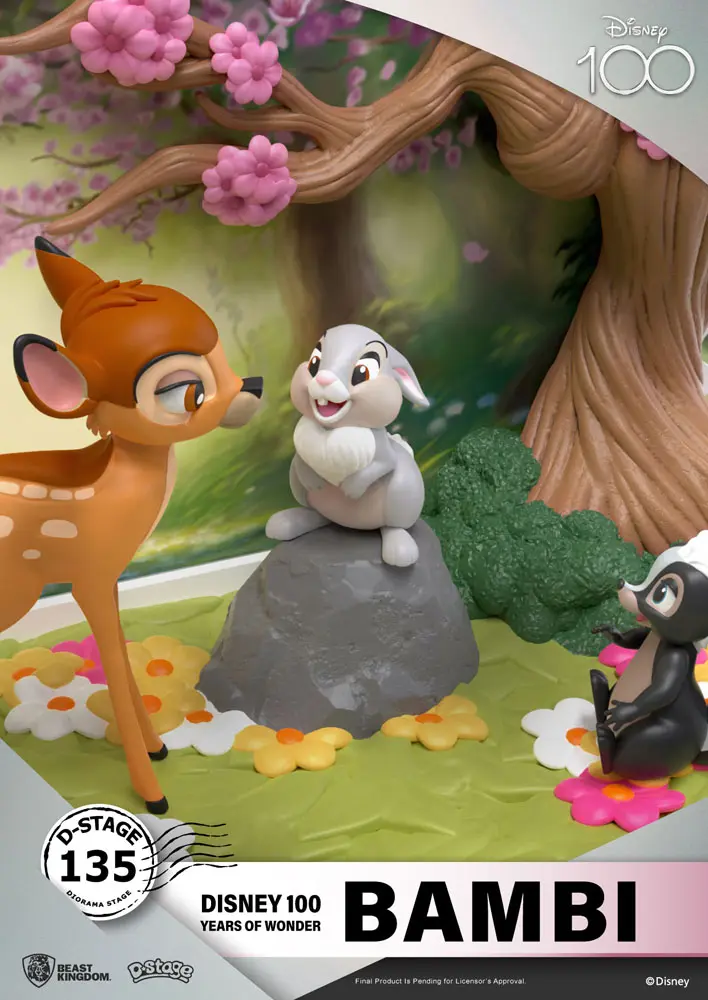Disney 100th Anniversary D-Stage PVC Diorama Bambi 12 cm fotografii produktu