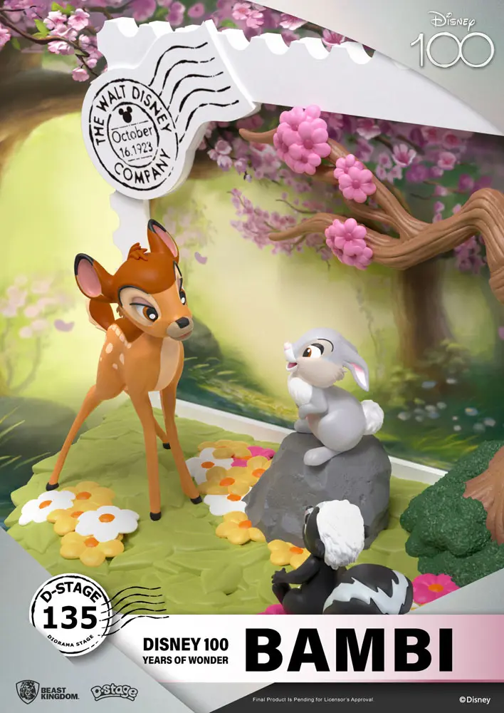 Disney 100th Anniversary D-Stage PVC Diorama Bambi 12 cm fotografii produktu