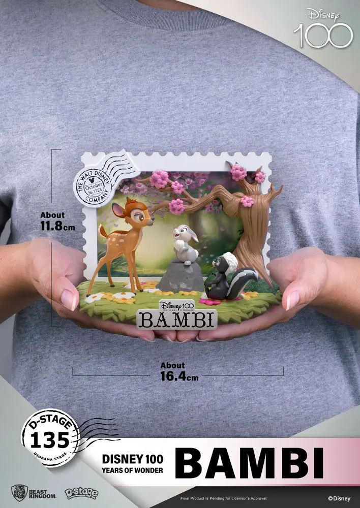 Disney 100th Anniversary D-Stage PVC Diorama Bambi 12 cm fotografii produktu