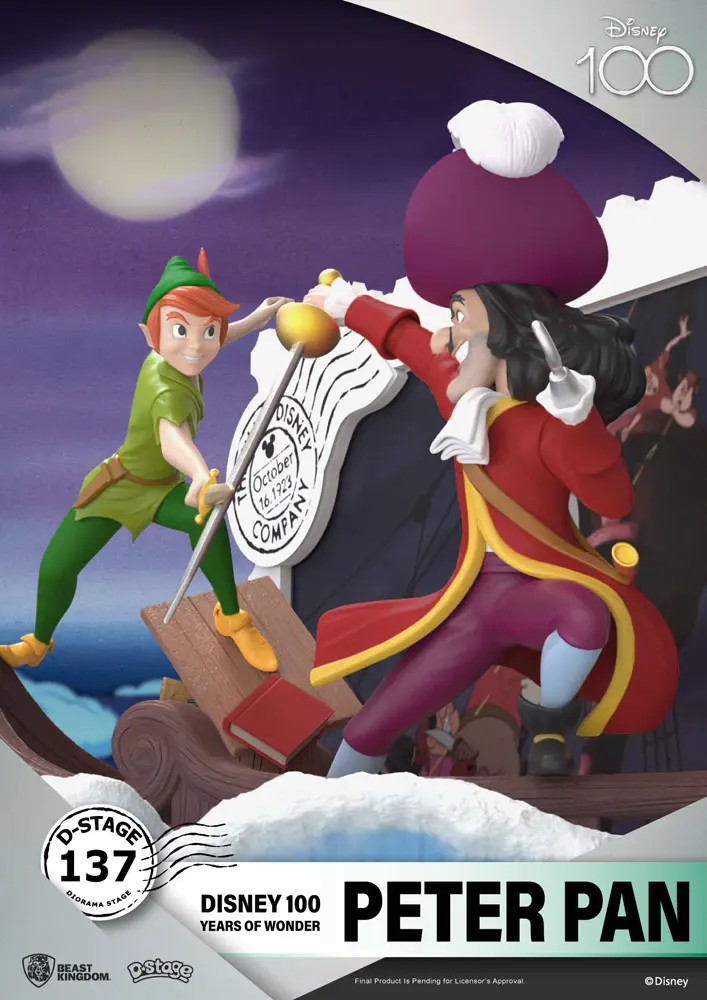 Disney 100th Anniversary D-Stage PVC Diorama Petr Pan 12 cm fotografii produktu