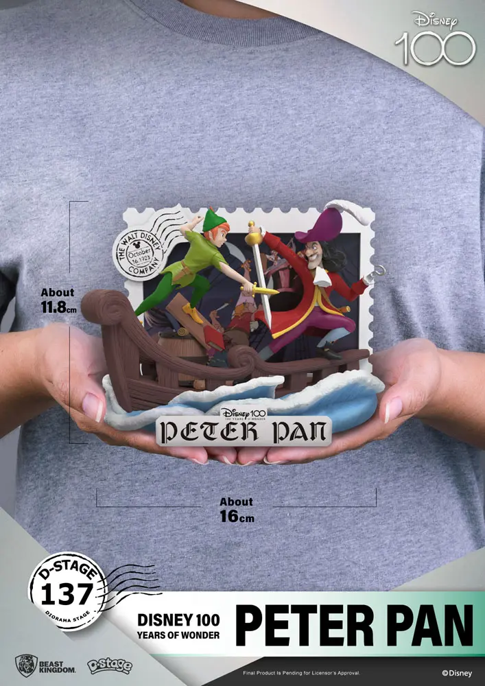 Disney 100th Anniversary D-Stage PVC Diorama Petr Pan 12 cm fotografii produktu