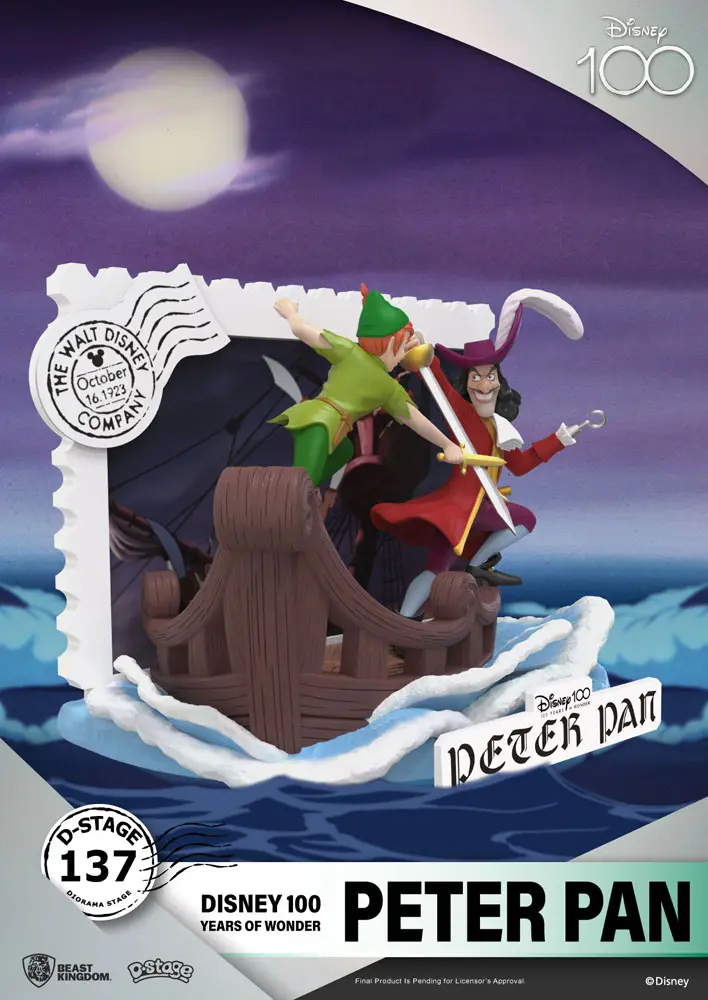 Disney 100th Anniversary D-Stage PVC Diorama Petr Pan 12 cm fotografii produktu