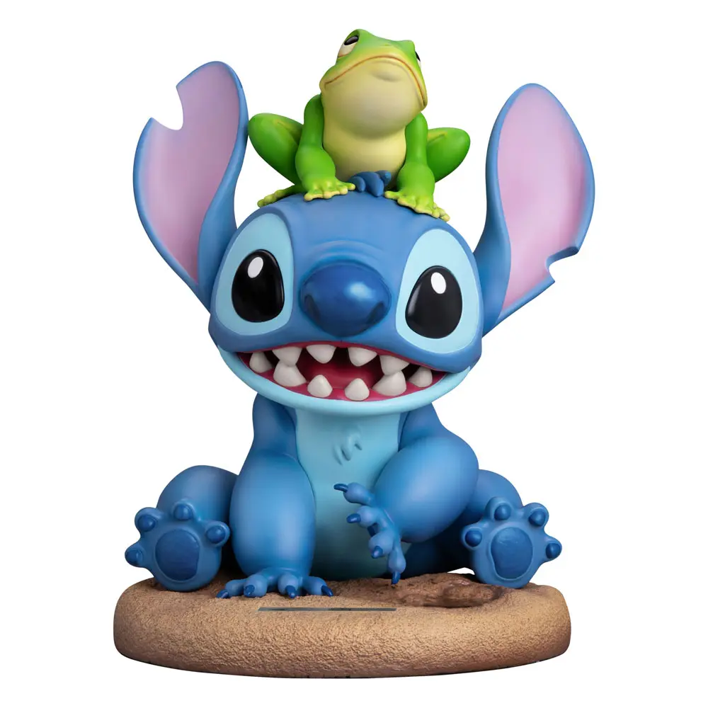 Disney 100th Master Craft Statue Stitch s žábou 34 cm fotografii produktu