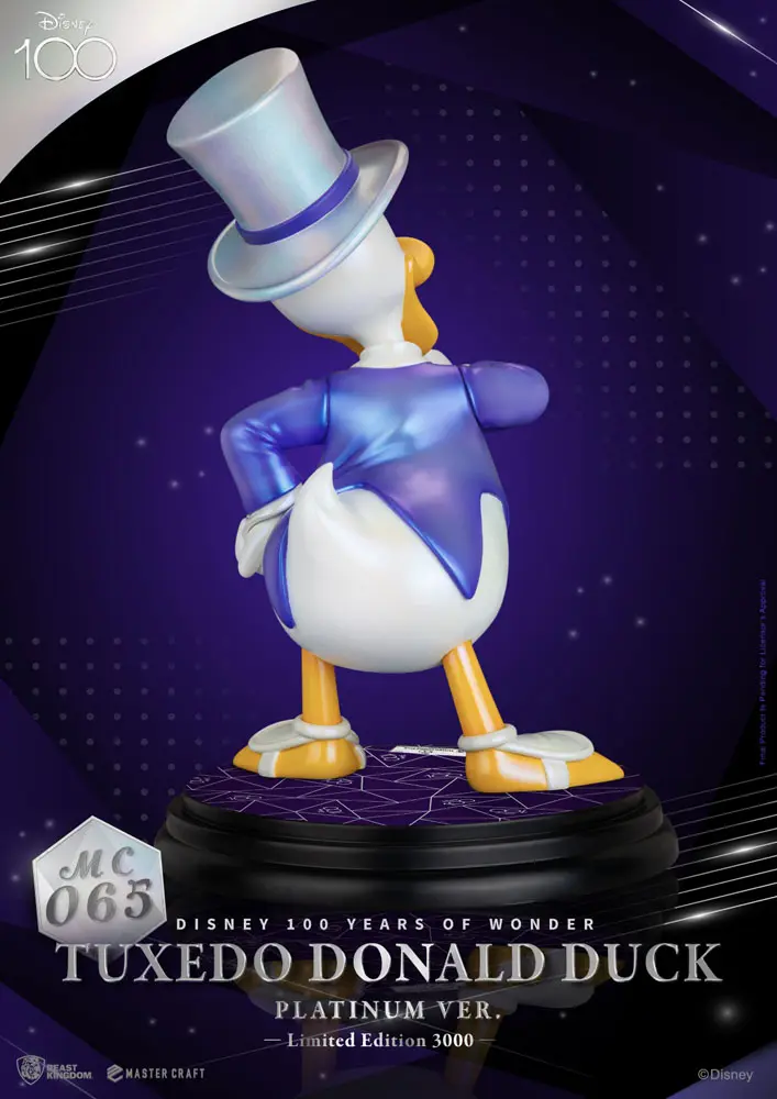 Disney 100th Master Craft Statue Smokingový Kačer Donald (platinová verze) fotografii produktu