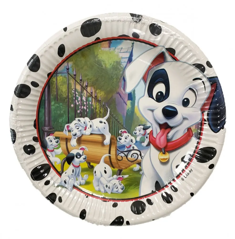 Disney 101 Dalmatians, Puppy papírové talíře 8 ks 23 cm fotografii produktu