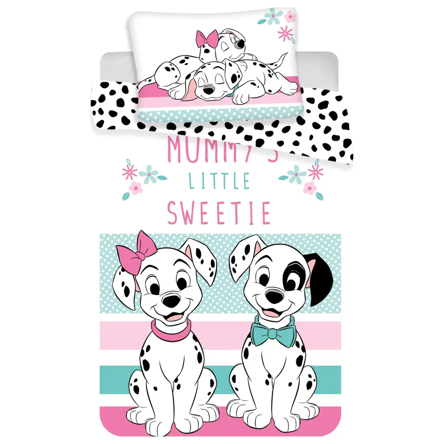 Sada dětského povlečení na přikrývku Disney 101 Dalmatians Sweetie fotografii produktu