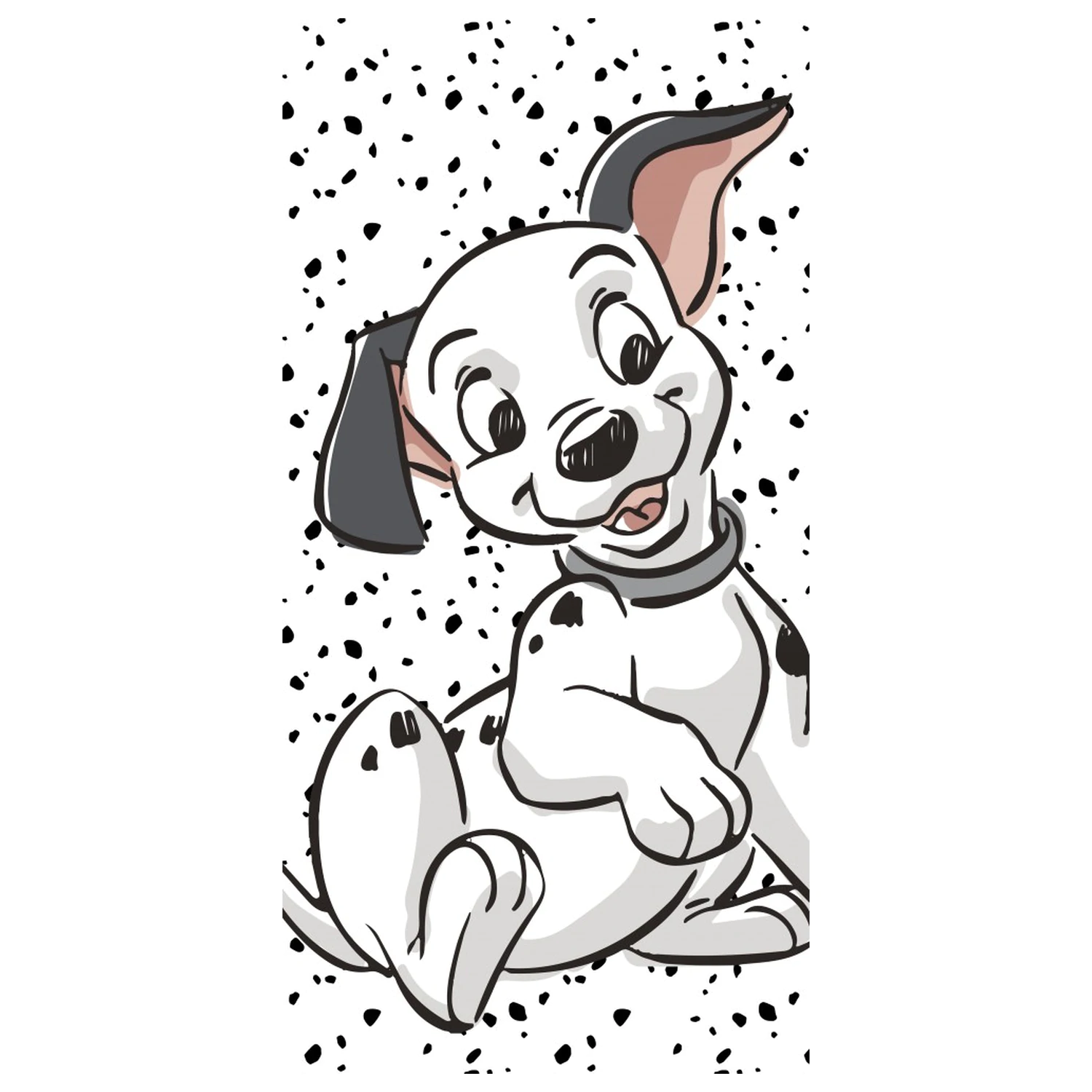 Disney 101 Dalmatians Bílý Ručník 70x140 cm fotografii produktu