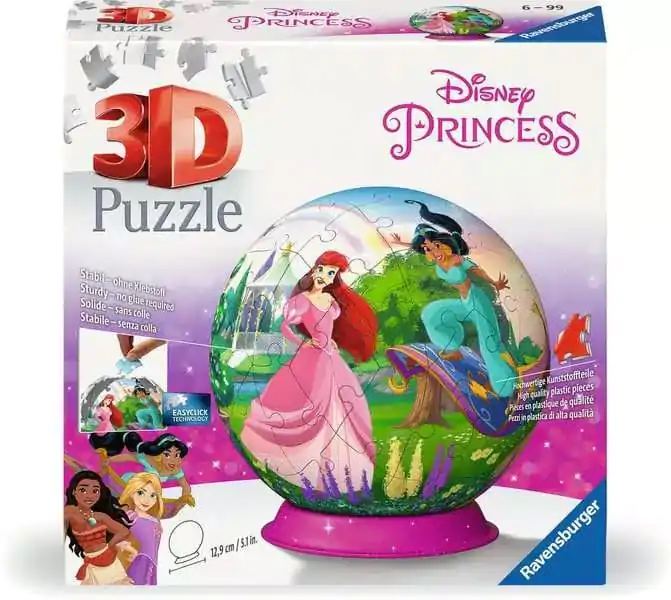 Disney 3D Puzzle Princesses Puzzle Ball (73 dílků) fotografii produktu