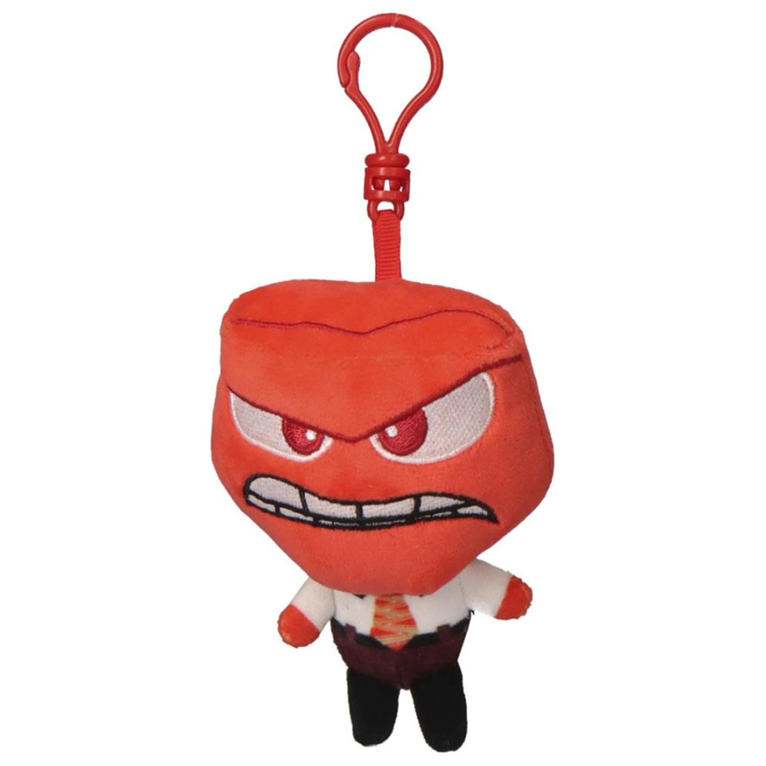 Disney Inside Out Anger 3D plyšová figurka s věšákem, přívěsek na tašku 12 cm fotografii produktu