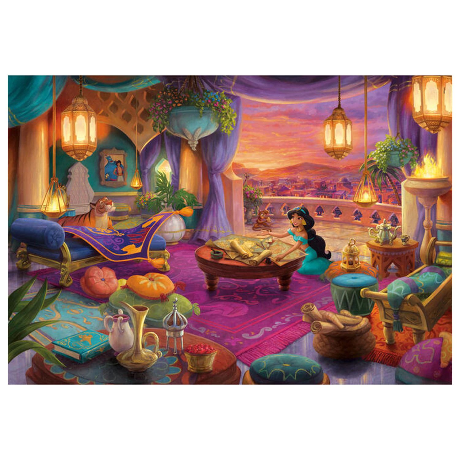 Disney Aladdin Jasmine puzzle 500 dílků fotografii produktu