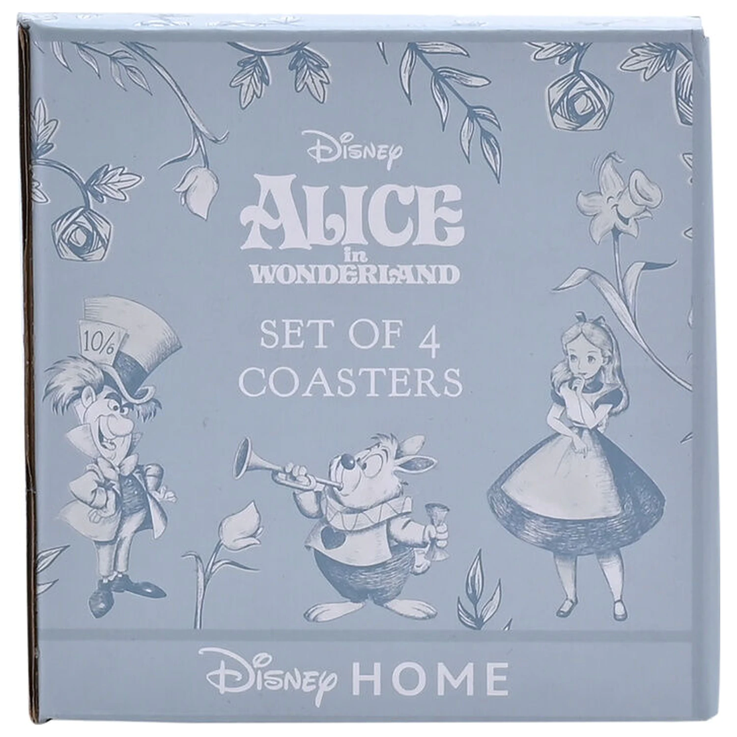 Disney Alice in Wonderland sada 4 podtácků fotografii produktu