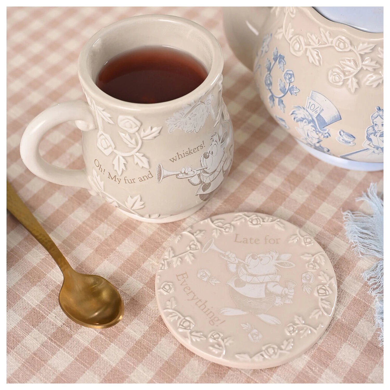 Disney Alice in Wonderland Cheshire Cat hrnek fotografii produktu