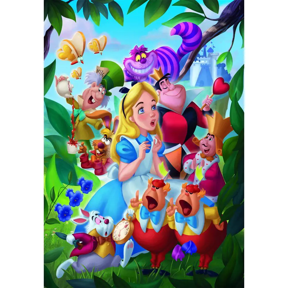 Disney Alice in Wonderland puzzle 1000 dílků fotografii produktu