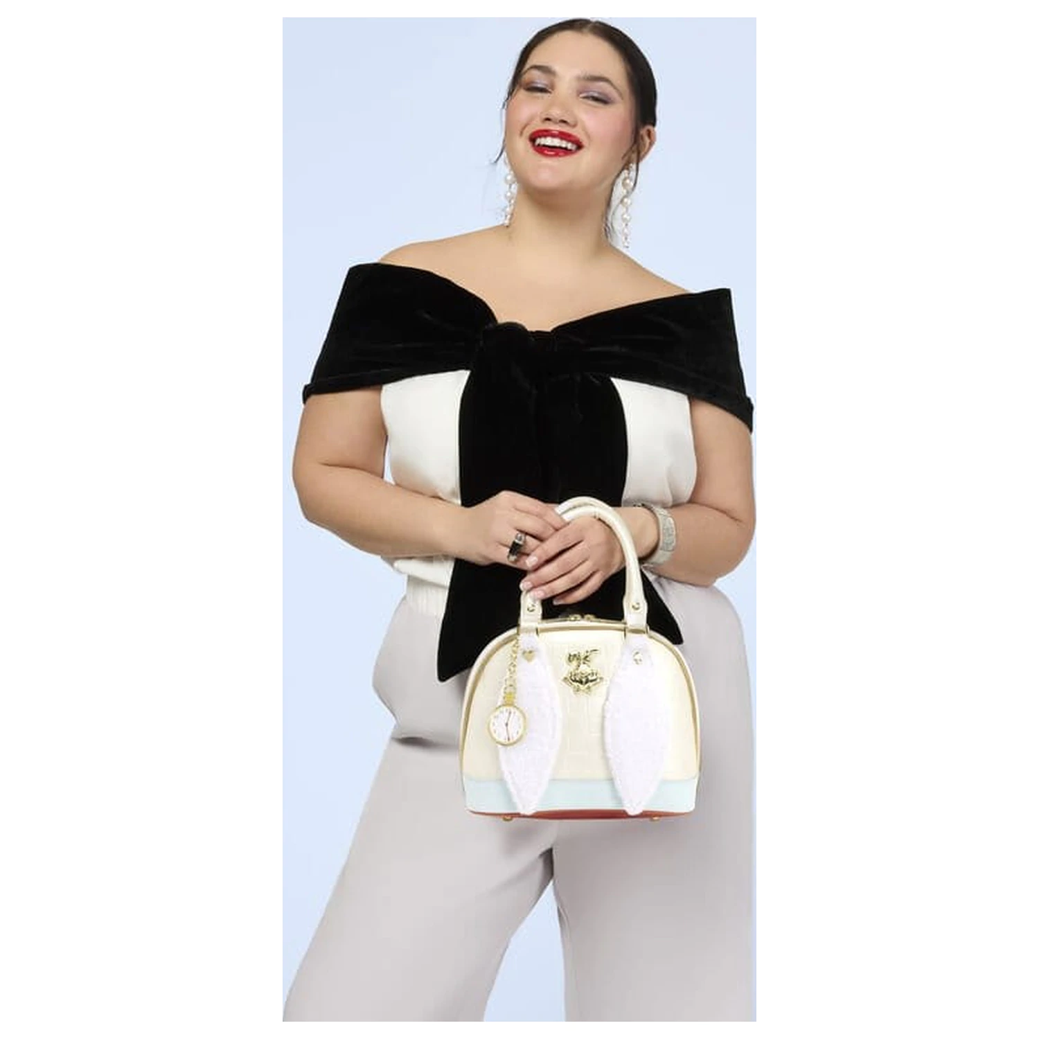 Disney by Loungefly Kabelka Alice in Wonderland White Rabbit fotografii produktu