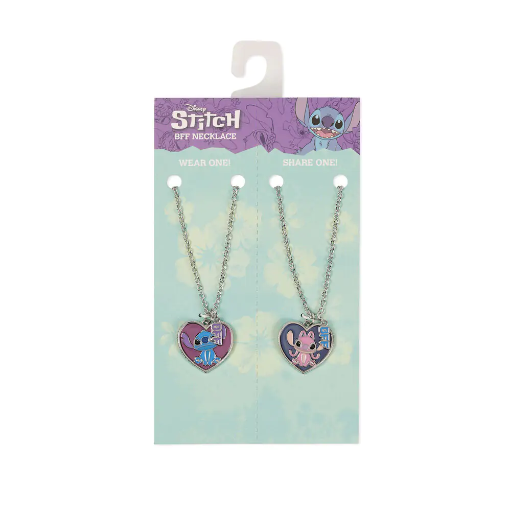Disney Angel & Stitch Set 2 náhrdelníky fotografii produktu