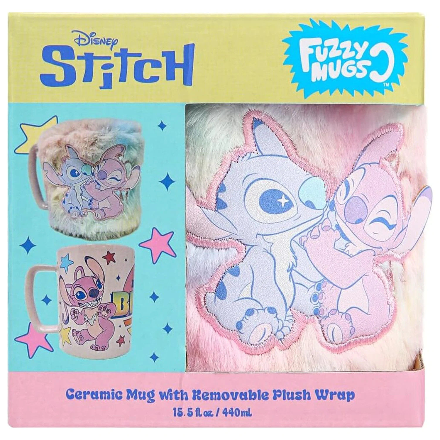 Disney Angel & Stitch Fuzzy Hrnek 440 ml fotografii produktu
