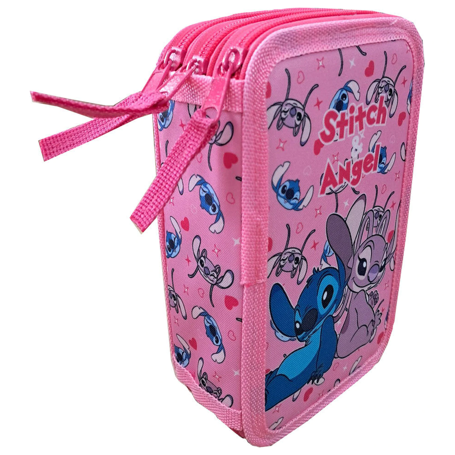 Disney Angel & Stitch trojitý penál fotografii produktu
