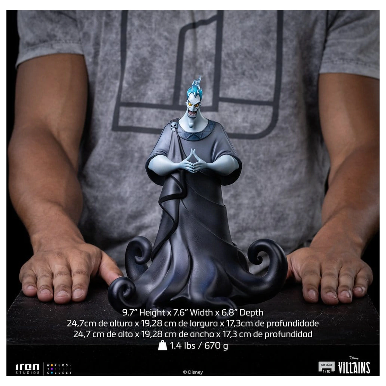 Disney Art Scale Socha 1/10 Hades Regular 25 cm fotografii produktu