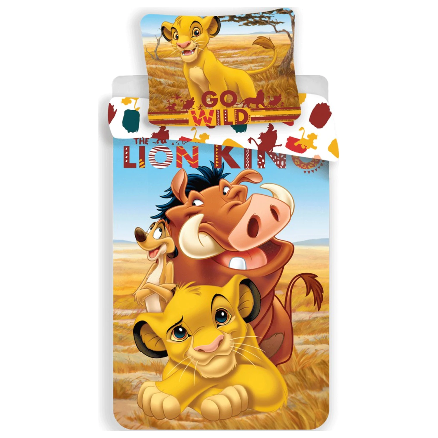 Disney The Lion King Pride Lands Trio dětský, předškolní povlak na peřinu fotografii produktu