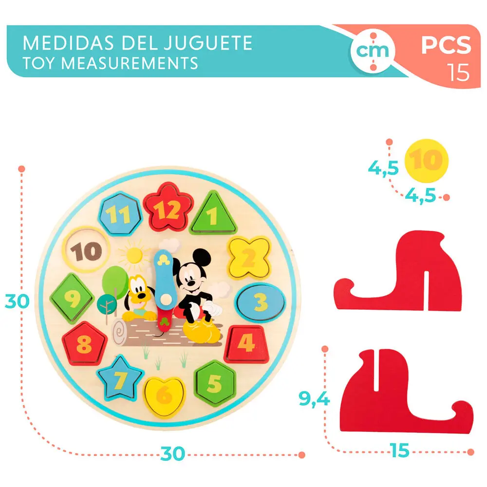 Disney Baby dřevěné hodiny fotografii produktu