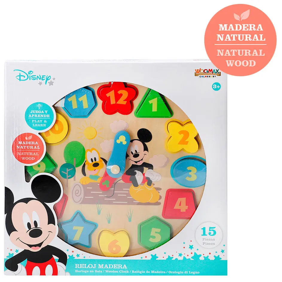 Disney Baby dřevěné hodiny fotografii produktu