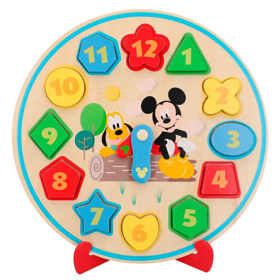 Disney Baby dřevěné hodiny fotografii produktu