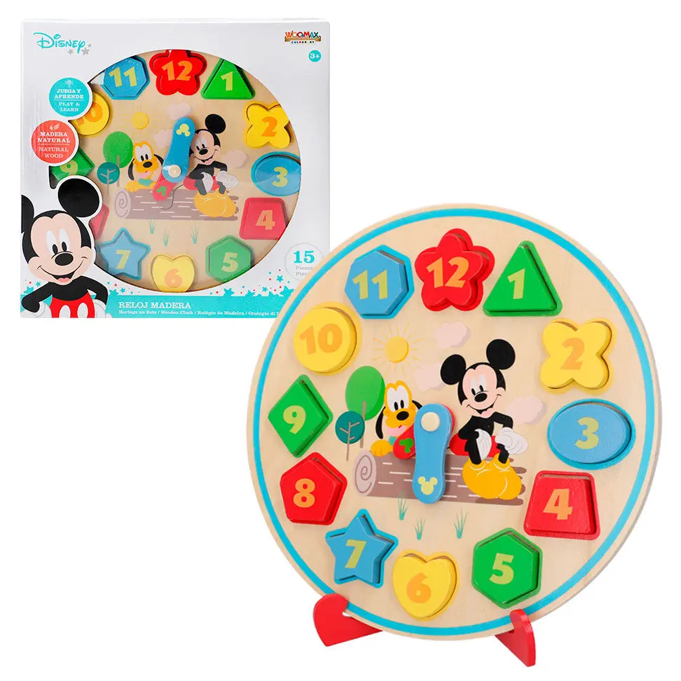 Disney Baby dřevěné hodiny fotografii produktu